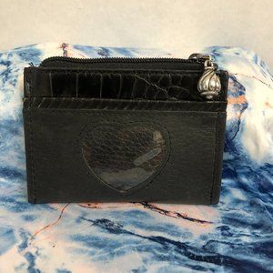 Brighton Coin Purse Black Leather
